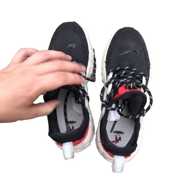 Rare 2019 Nike React Presto Black Phantom Red Size 7 - Picture 6 of 16
